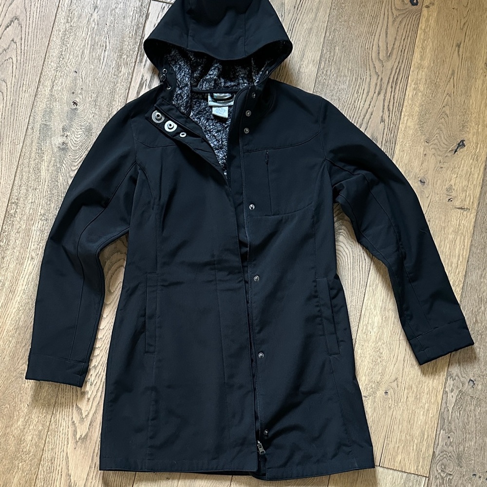 Women's Free Country Long Super Softshell® All Weather Rain Coat Size S